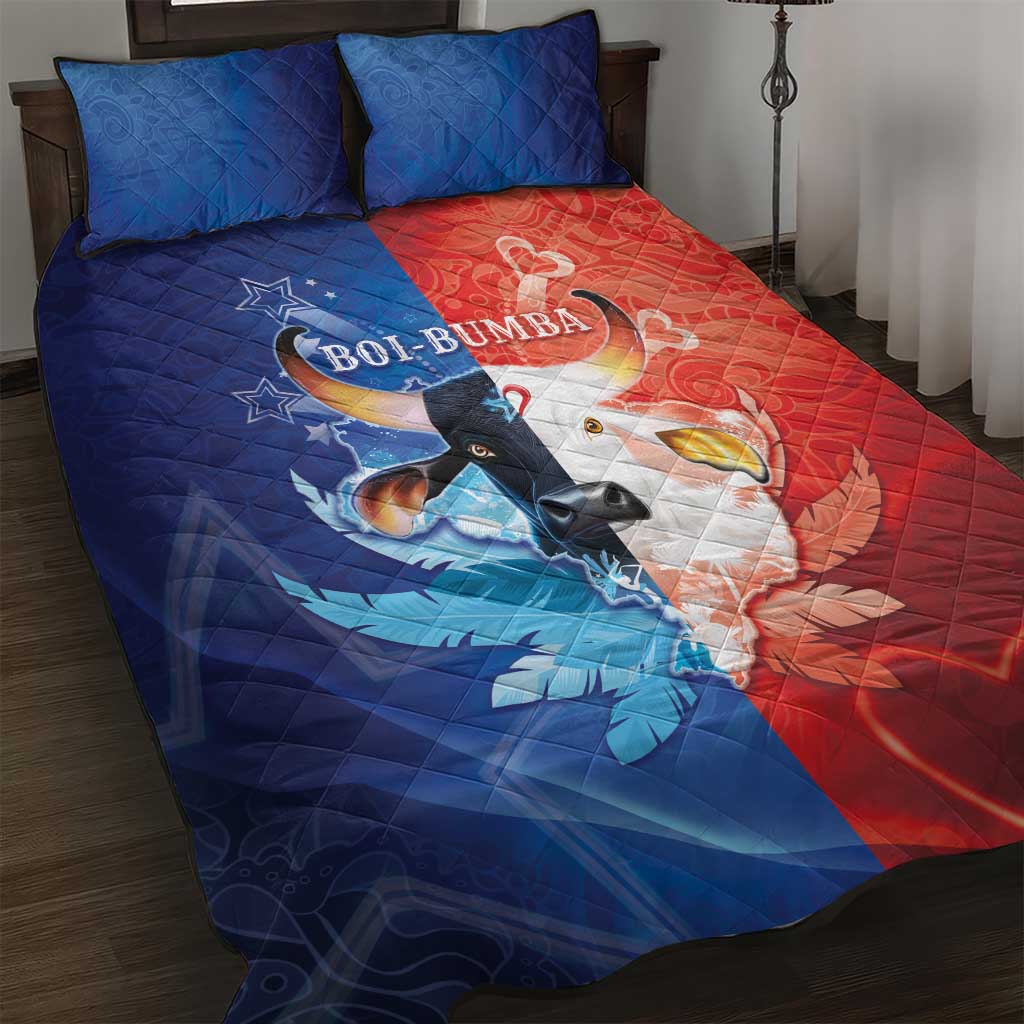 Brazil Folklore Festival Quilt Bed Set Boi Bumba - Wonder Print Shop