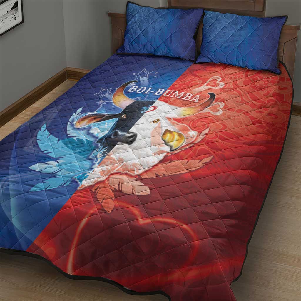 Brazil Folklore Festival Quilt Bed Set Boi Bumba - Wonder Print Shop