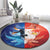 Brazil Folklore Festival Round Carpet Boi Bumba - Wonder Print Shop