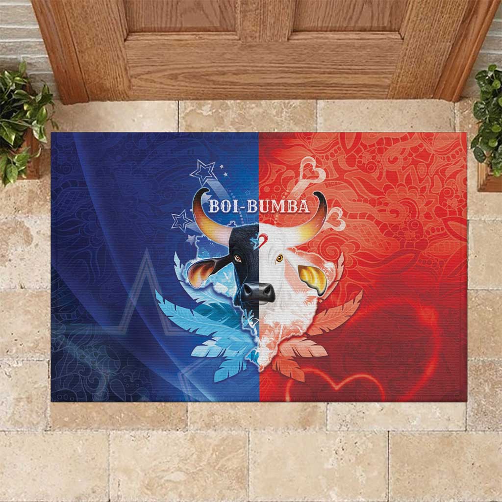 Brazil Folklore Festival Rubber Doormat Boi Bumba - Wonder Print Shop