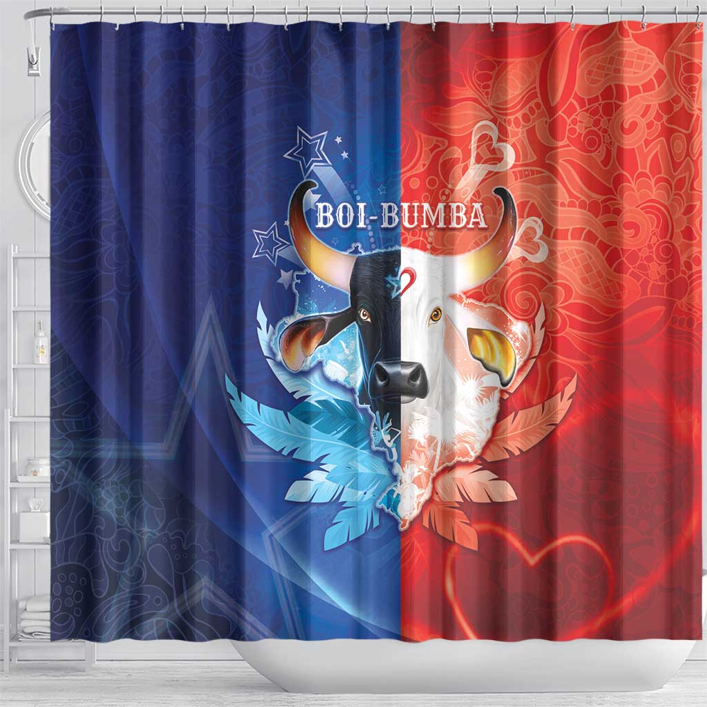 Brazil Folklore Festival Shower Curtain Boi Bumba - Wonder Print Shop