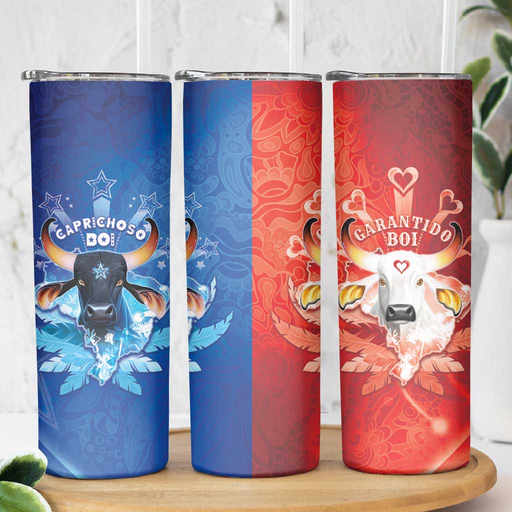 Personalized Brazil Folklore Festival Skinny Tumbler Boi Bumba - Wonder Print Shop
