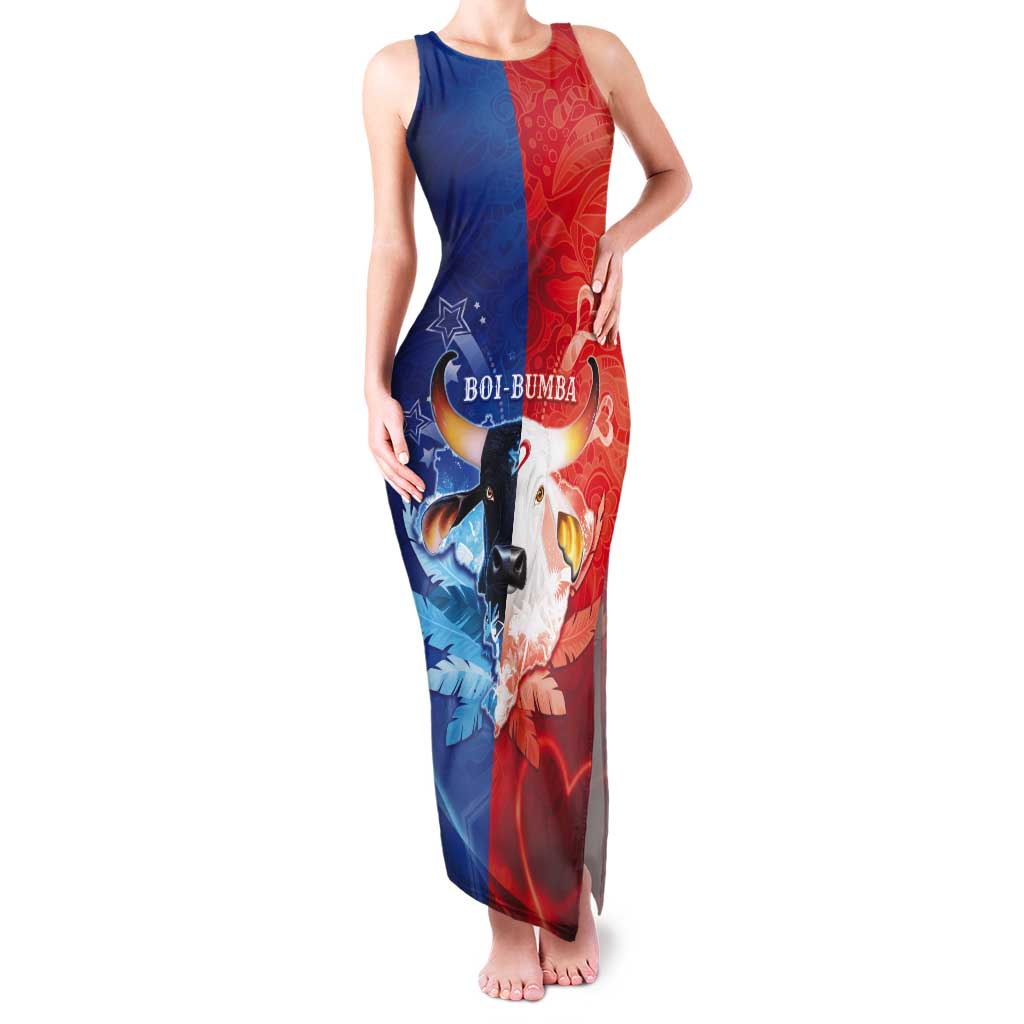 Personalized Brazil Folklore Festival Tank Maxi Dress Boi Bumba - Wonder Print Shop