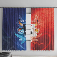 Brazil Folklore Festival Window Curtain Boi Bumba - Wonder Print Shop