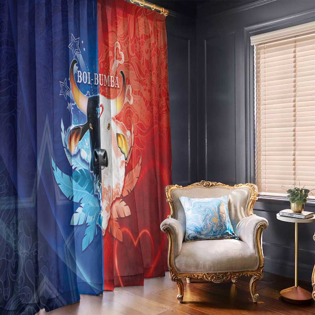 Brazil Folklore Festival Window Curtain Boi Bumba - Wonder Print Shop