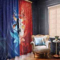 Brazil Folklore Festival Window Curtain Boi Bumba - Wonder Print Shop