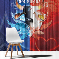 Brazil Folklore Festival Window Curtain Boi Bumba - Wonder Print Shop