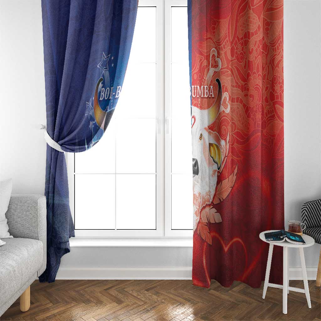 Brazil Folklore Festival Window Curtain Boi Bumba - Wonder Print Shop
