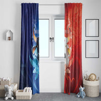 Brazil Folklore Festival Window Curtain Boi Bumba - Wonder Print Shop