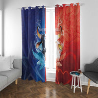 Brazil Folklore Festival Window Curtain Boi Bumba - Wonder Print Shop