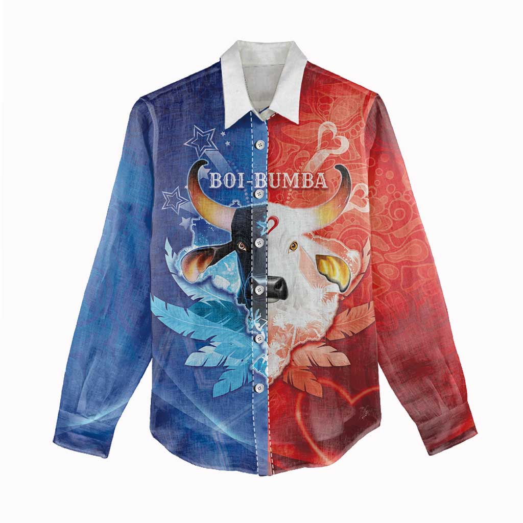 Personalized Brazil Folklore Festival Women Casual Shirt Boi Bumba - Wonder Print Shop