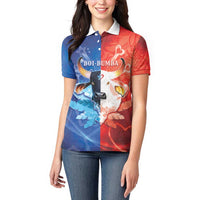 Personalized Brazil Folklore Festival Women Polo Shirt Boi Bumba - Wonder Print Shop