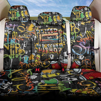 Raised On Hip Hop Back Car Seat Cover Graffiti Art Style - Wonder Print Shop