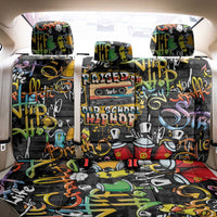 Raised On Hip Hop Back Car Seat Cover Graffiti Art Style - Wonder Print Shop