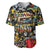 Raised On Hip Hop Baseball Jersey Graffiti Art Style - Wonder Print Shop