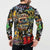 Raised On Hip Hop Button Sweatshirt Graffiti Art Style - Wonder Print Shop