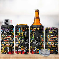 Raised On Hip Hop 4 in 1 Can Cooler Tumbler Graffiti Art Style - Wonder Print Shop