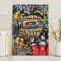 Raised On Hip Hop Canvas Wall Art Graffiti Art Style - Wonder Print Shop