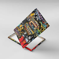Raised On Hip Hop Canvas Wall Art Graffiti Art Style - Wonder Print Shop