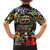 Raised On Hip Hop Family Matching Off Shoulder Short Dress and Hawaiian Shirt Graffiti Art Style - Wonder Print Shop