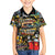 Raised On Hip Hop Family Matching Off Shoulder Short Dress and Hawaiian Shirt Graffiti Art Style - Wonder Print Shop
