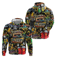 Raised On Hip Hop Hoodie Graffiti Art Style - Wonder Print Shop
