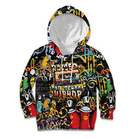 Raised On Hip Hop Kid Hoodie Graffiti Art Style - Wonder Print Shop