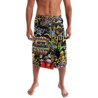 Raised On Hip Hop Lavalava Graffiti Art Style - Wonder Print Shop