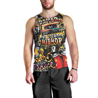 Raised On Hip Hop Men Tank Top Graffiti Art Style - Wonder Print Shop