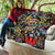 Raised On Hip Hop Quilt Graffiti Art Style - Wonder Print Shop