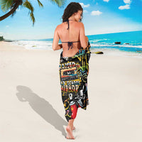 Raised On Hip Hop Sarong Graffiti Art Style - Wonder Print Shop