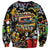 Raised On Hip Hop Sweatshirt Graffiti Art Style - Wonder Print Shop