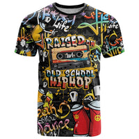 Raised On Hip Hop T Shirt Graffiti Art Style - Wonder Print Shop