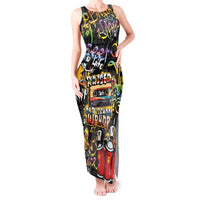 Raised On Hip Hop Tank Maxi Dress Graffiti Art Style - Wonder Print Shop