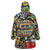 Raised On Hip Hop Wearable Blanket Hoodie Graffiti Art Style - Wonder Print Shop
