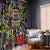 Raised On Hip Hop Window Curtain Graffiti Art Style - Wonder Print Shop