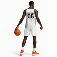 Custom Ghana Football 2026 Basketball Jersey Black Stars Never Fall White Version