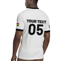 Custom Ghana Football 2026 Rugby Jersey Black Stars Never Fall White Version