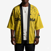 Custom Ghana Football 2026 Kimono Black Stars Never Fall Yellow Version