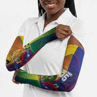 Custom Brazil Haiti 2026 World Football Arm Sleeves Go For Glory