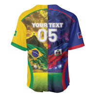 Custom Brazil Haiti 2026 World Football Baseball Jersey Go For Glory