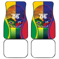 Custom Brazil Haiti 2026 World Football Car Mats Go For Glory