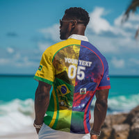 Custom Brazil Haiti 2026 World Football Hawaiian Shirt Go For Glory