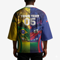 Custom Brazil Haiti 2026 World Football Kimono Go For Glory