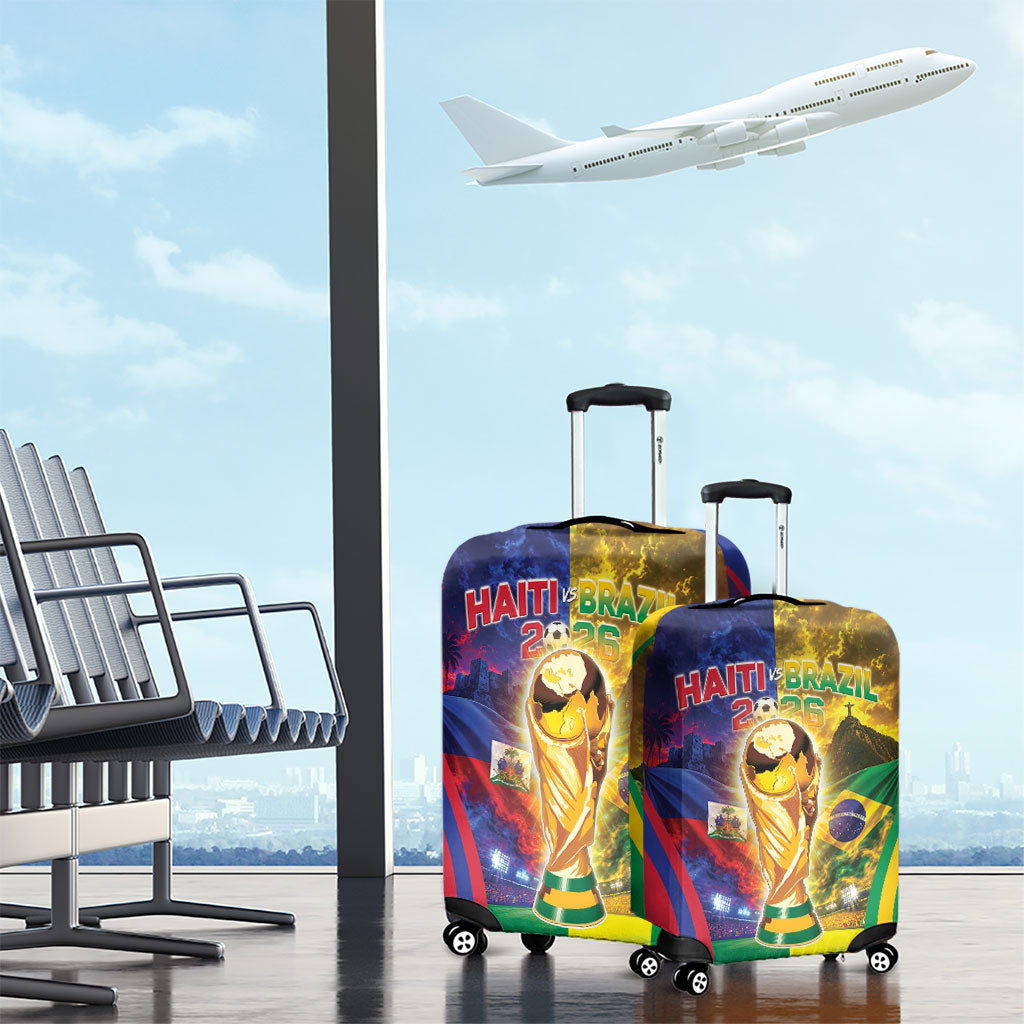 Brazil Haiti 2026 World Football Luggage Cover Go For Glory