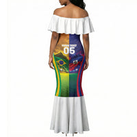 Custom Brazil Haiti 2026 World Football Mermaid Dress Go For Glory