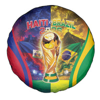 Brazil Haiti 2026 World Football Spare Tire Cover Go For Glory
