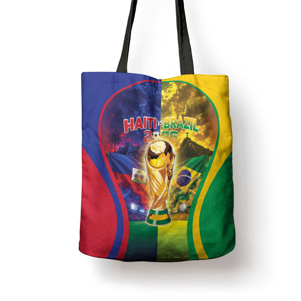 Brazil Haiti 2026 World Football Tote Bag Go For Glory