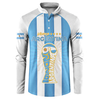 Custom World Football 2026 Argentina Button Sweatshirt Vamos La Albiceleste