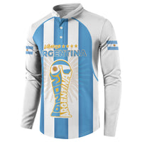 Custom World Football 2026 Argentina Button Sweatshirt Vamos La Albiceleste